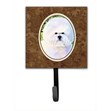 Jensendistributionservices 4.25 x 6 in. Bichon Frise Leash Or Key Hook MI1712445
